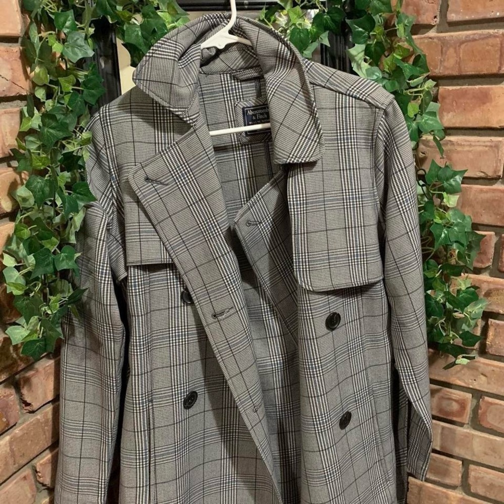 Abercrombie and Fitch grey pea coat